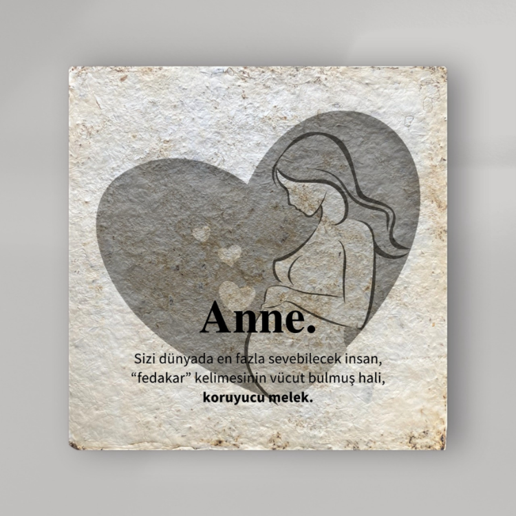 Anneler Günü Özel Miselyum Panel (15x15 cm)