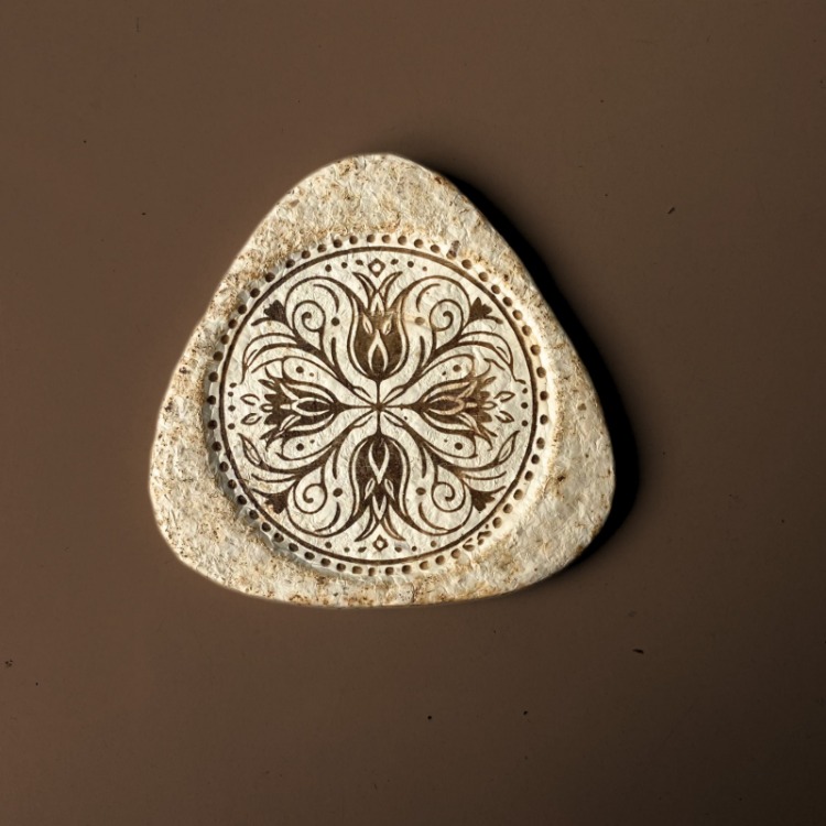 Anatolia Serisi / Floral Compass Bardak Altlığı