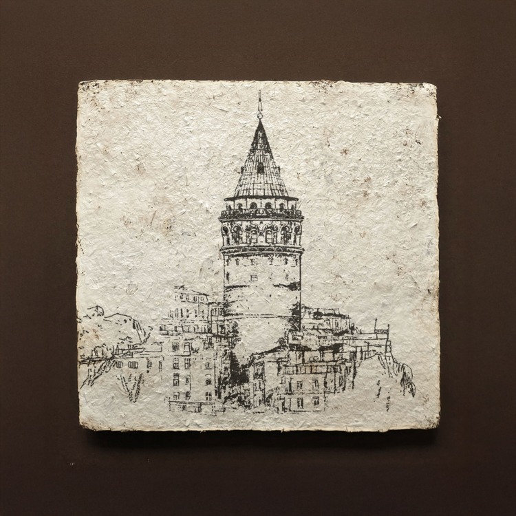 İstanbul Serisi / Galata Kulesi Paneli