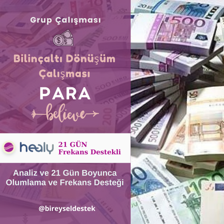 Bilinçaltı Dönüşüm Çalışması/ PARA * 21 Gün Frekans Destekli
