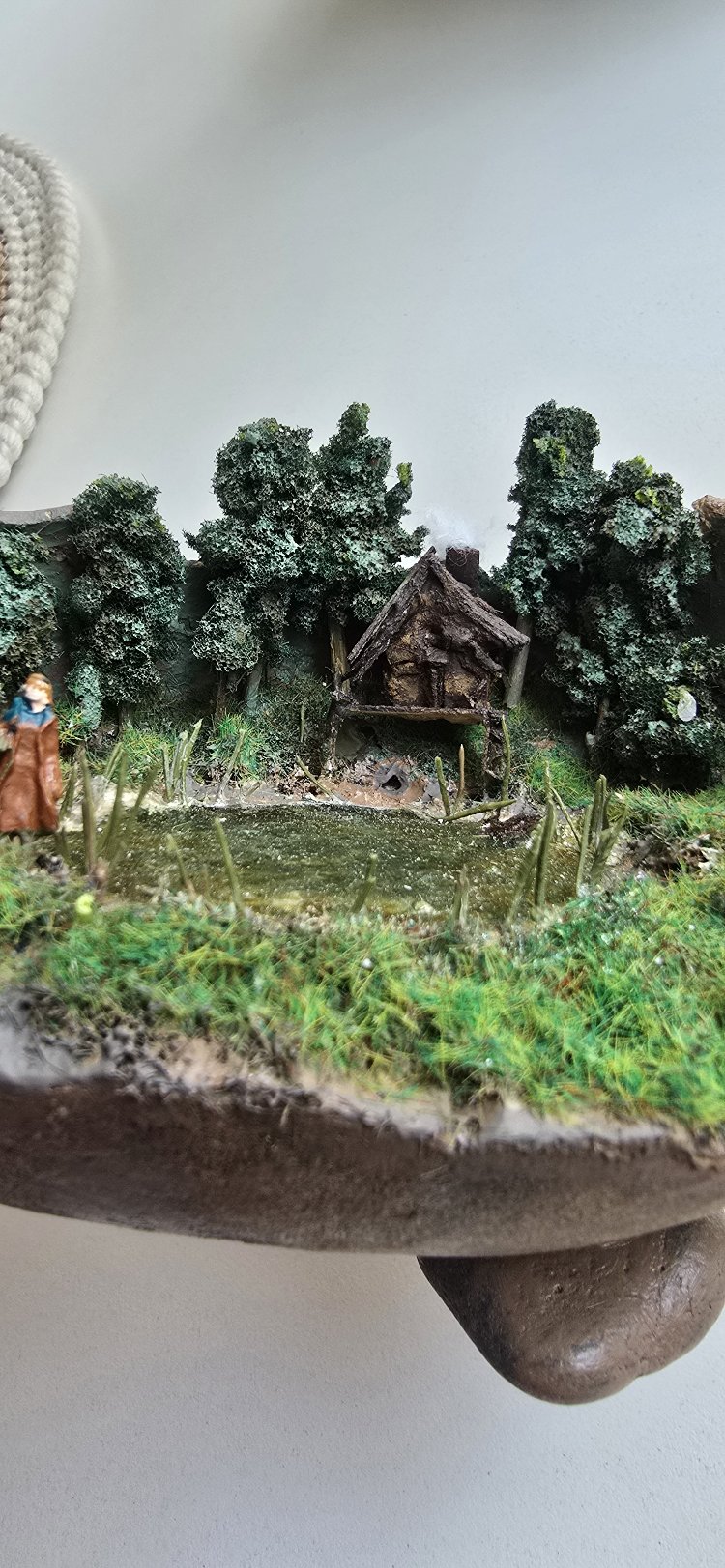 kabak içinde göllü diorama