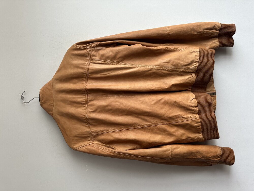 Vintage Bomber Deri Ceket