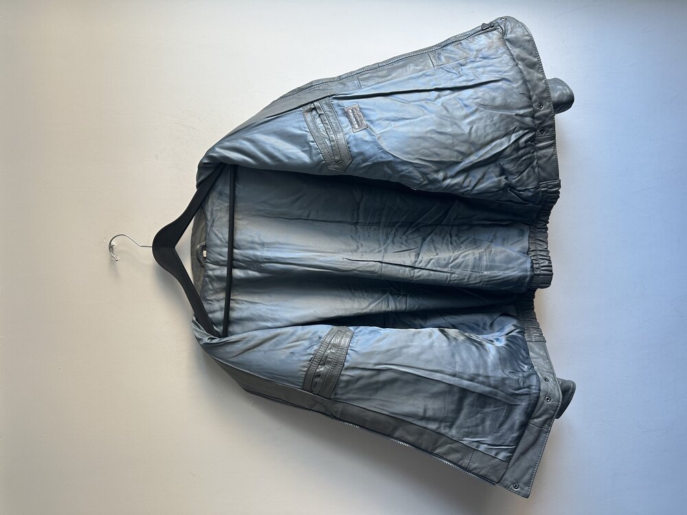 Vintage Bomber Deri Ceket