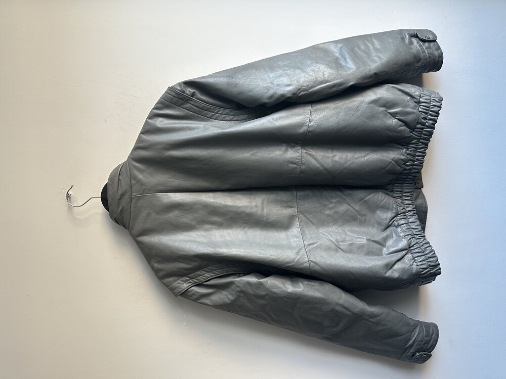 Vintage Bomber Deri Ceket