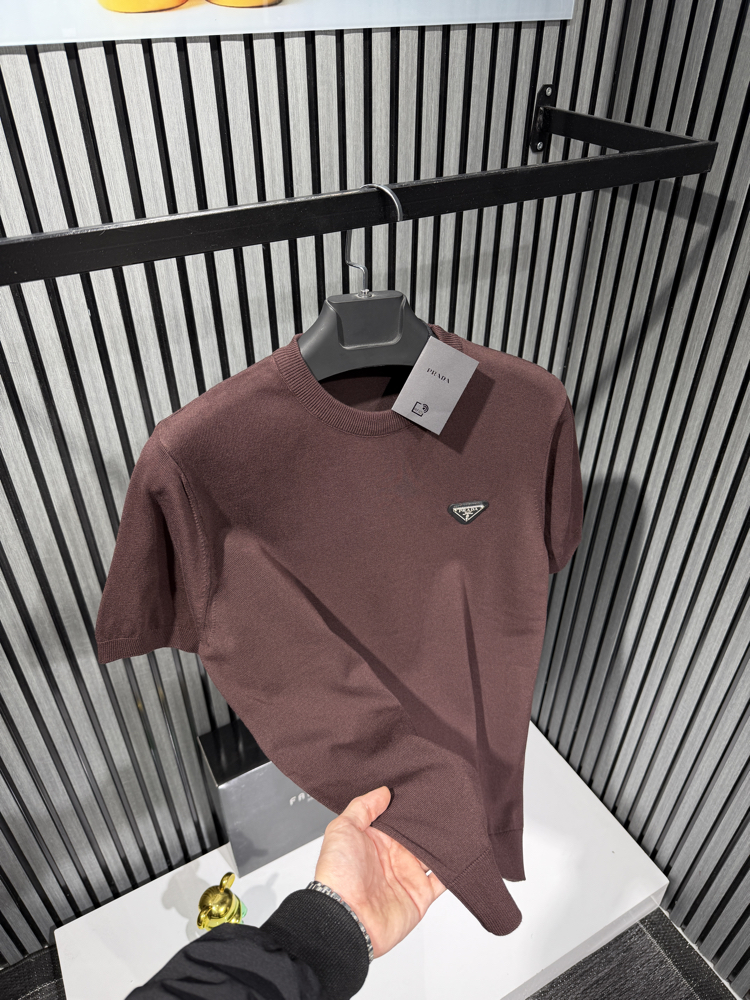 PRADA PREMİUM ÖRME TRİKO (KAHVERENGİ)