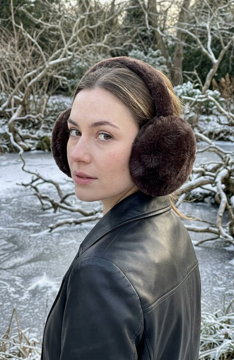 Soft Peluş - Kışlık Sıcak Tutan Kulak Koruyucu Yumuşak Dokulu Faux Fur Kadın Kulaklığı