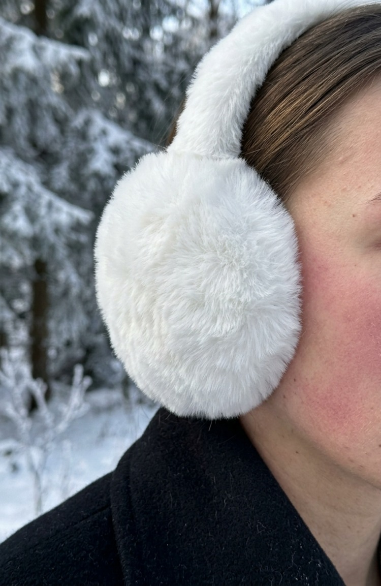 Soft Peluş - Kışlık Sıcak Tutan Kulak Koruyucu Yumuşak Dokulu Faux Fur Kadın Kulaklığı