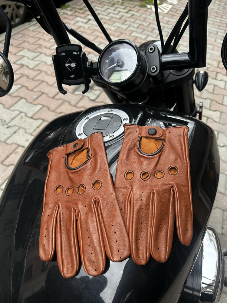 Delikli Sürücü Eldiveni (Unisex)