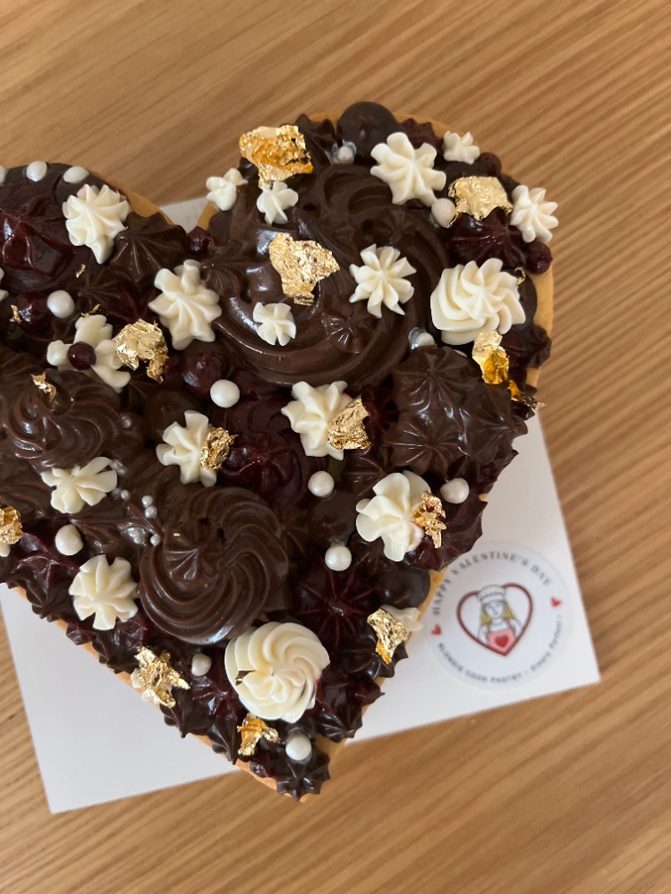 Sweet Valentine Cookie Cake