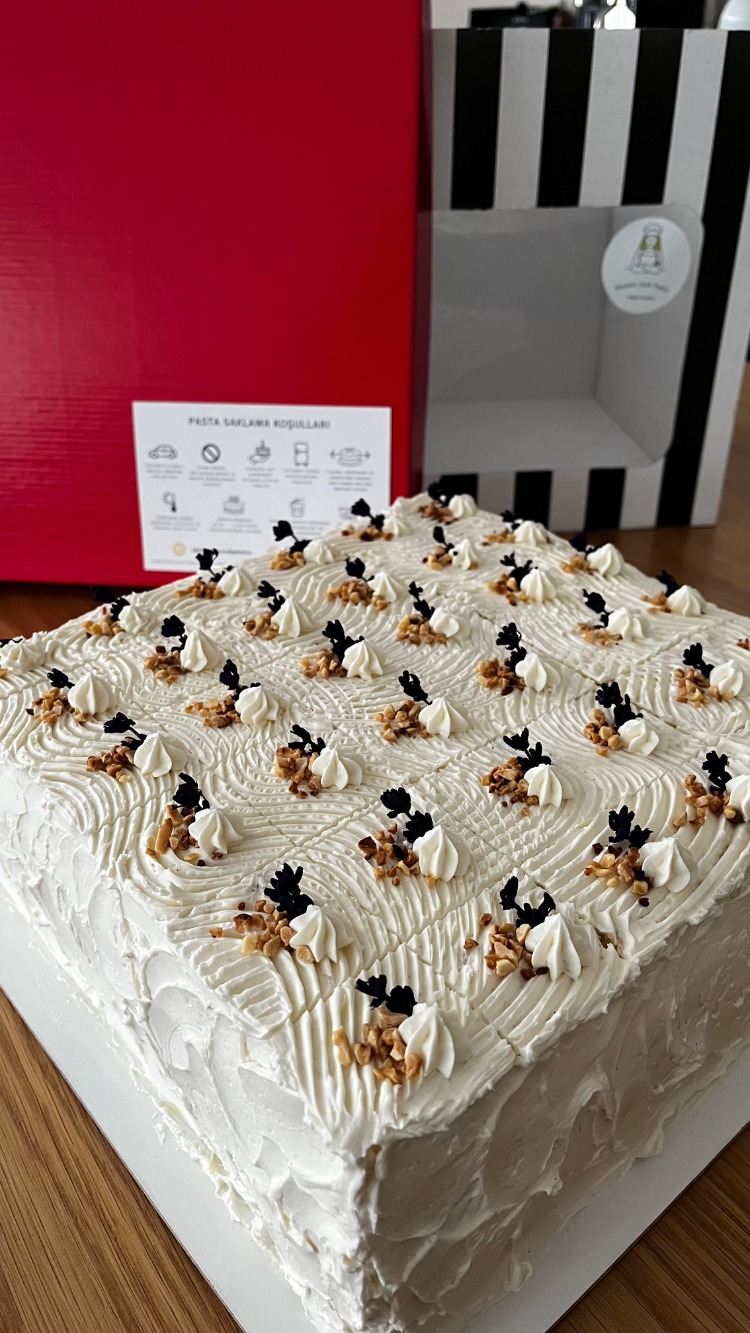 Lavender Kiss Sheet Cake