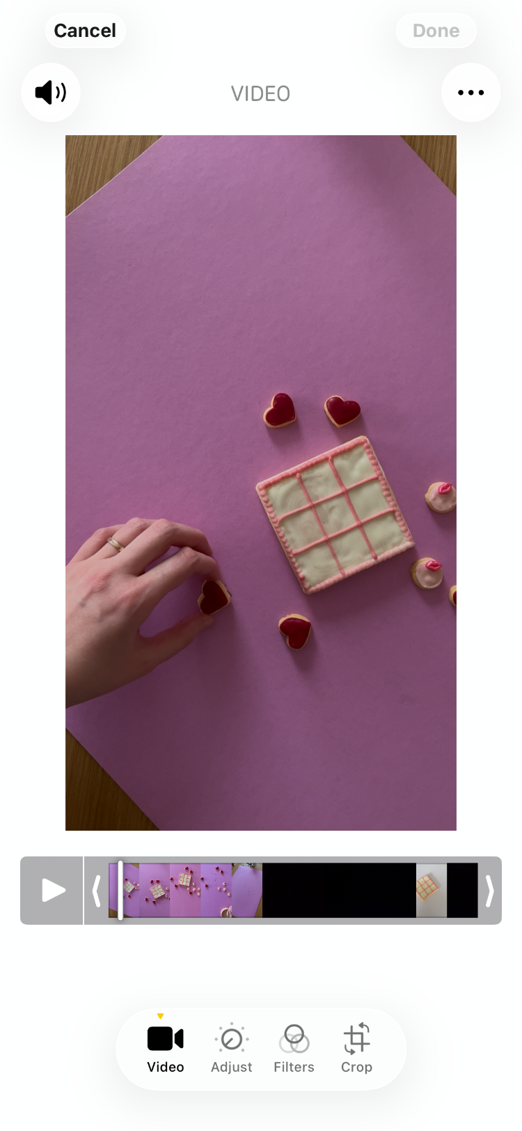Sweet Valentine Tic Tac Toe Cookie Set