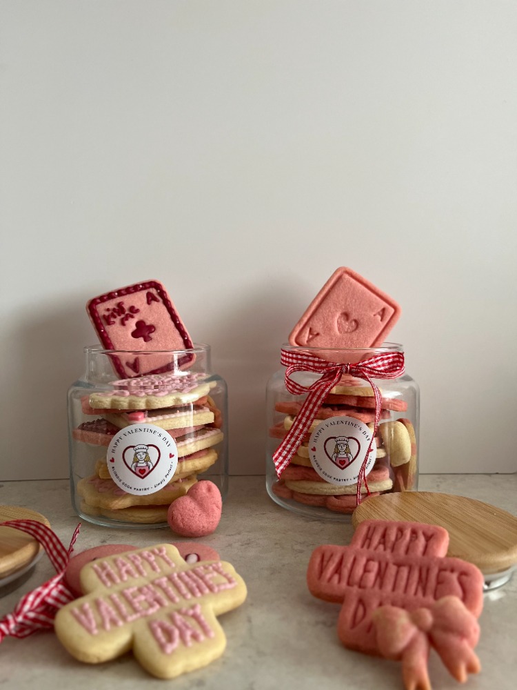 Sweet Valentine Cookie Jar 