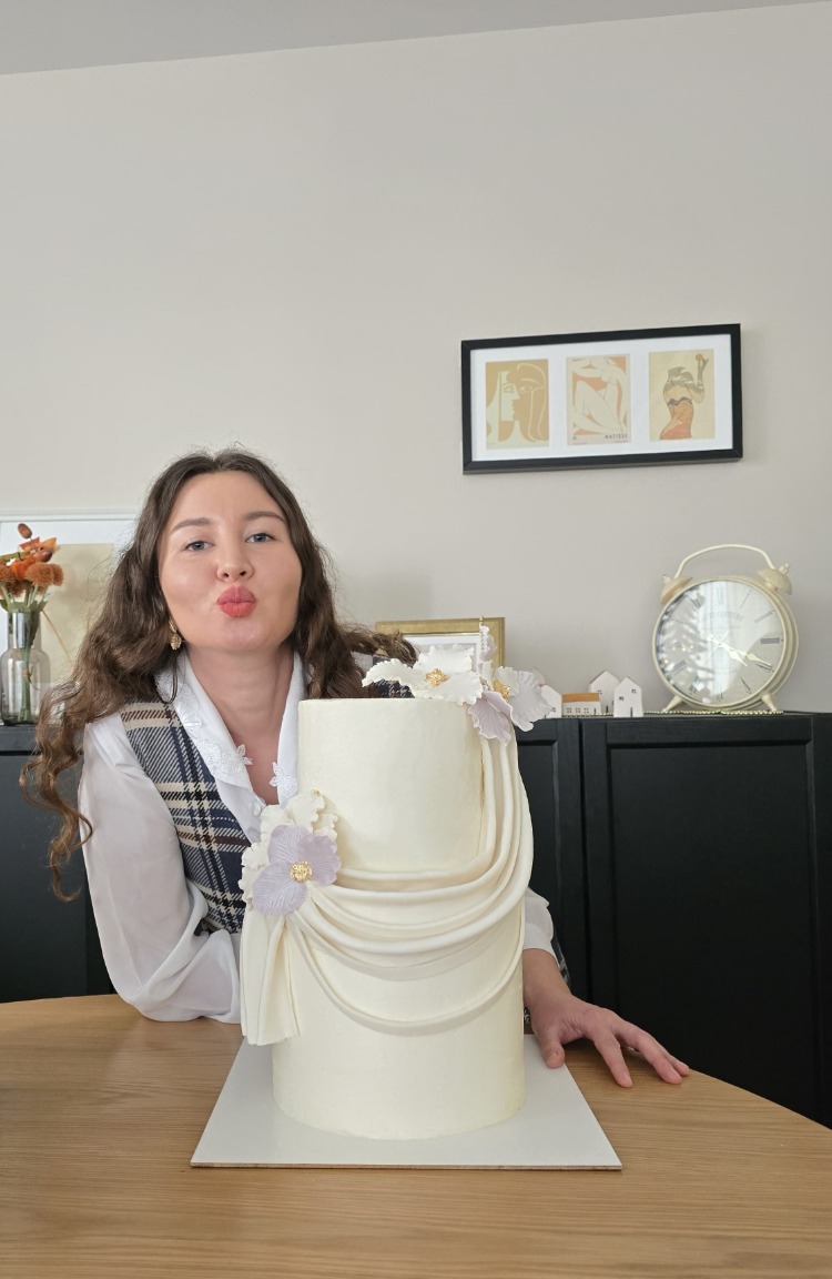 'Love Is Your Color' Engagement Cake