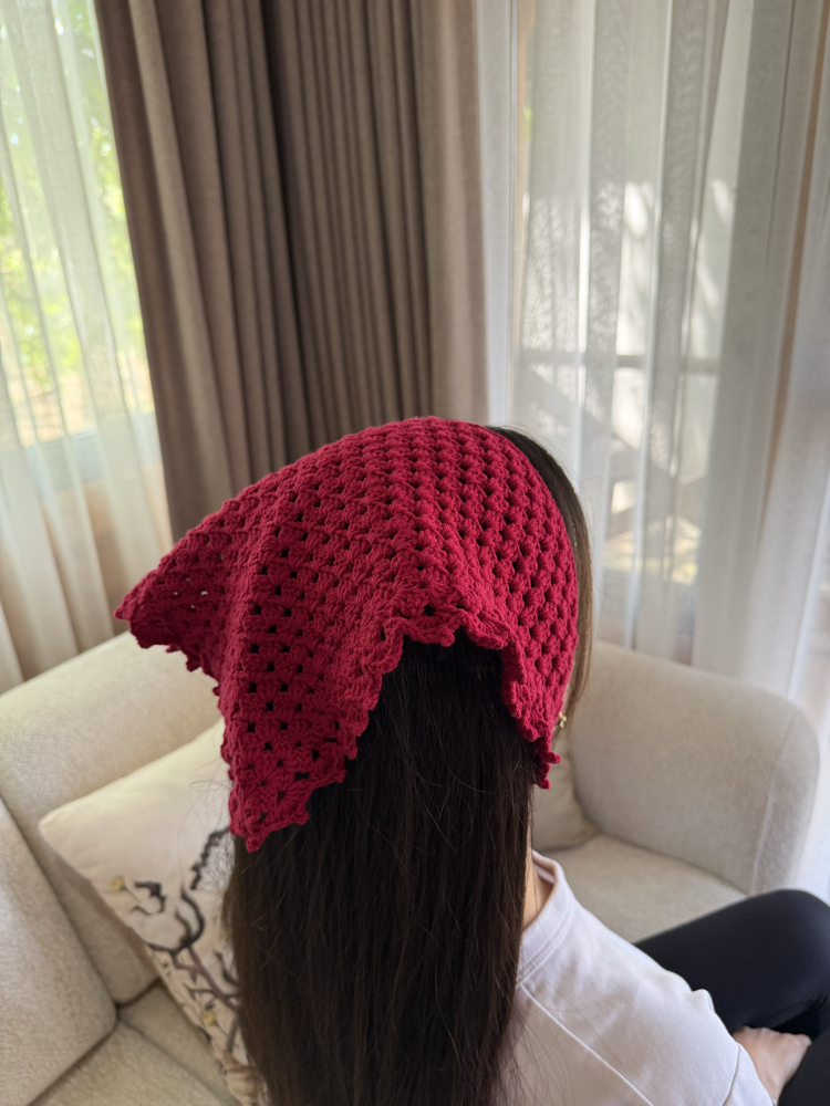 Örgü bandana 