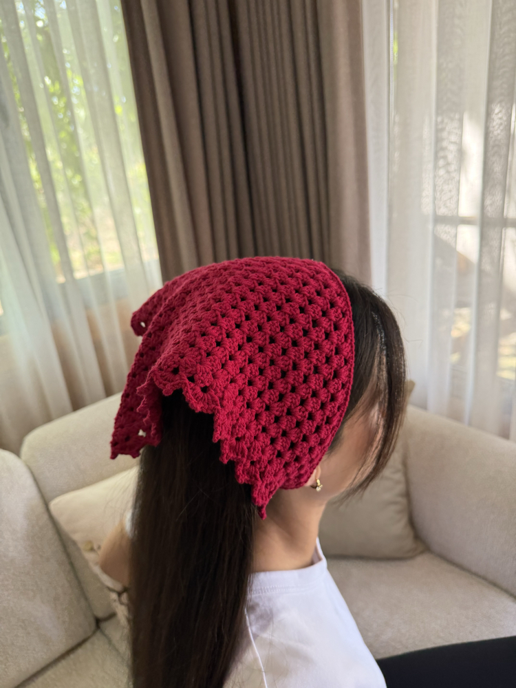 Örgü bandana 