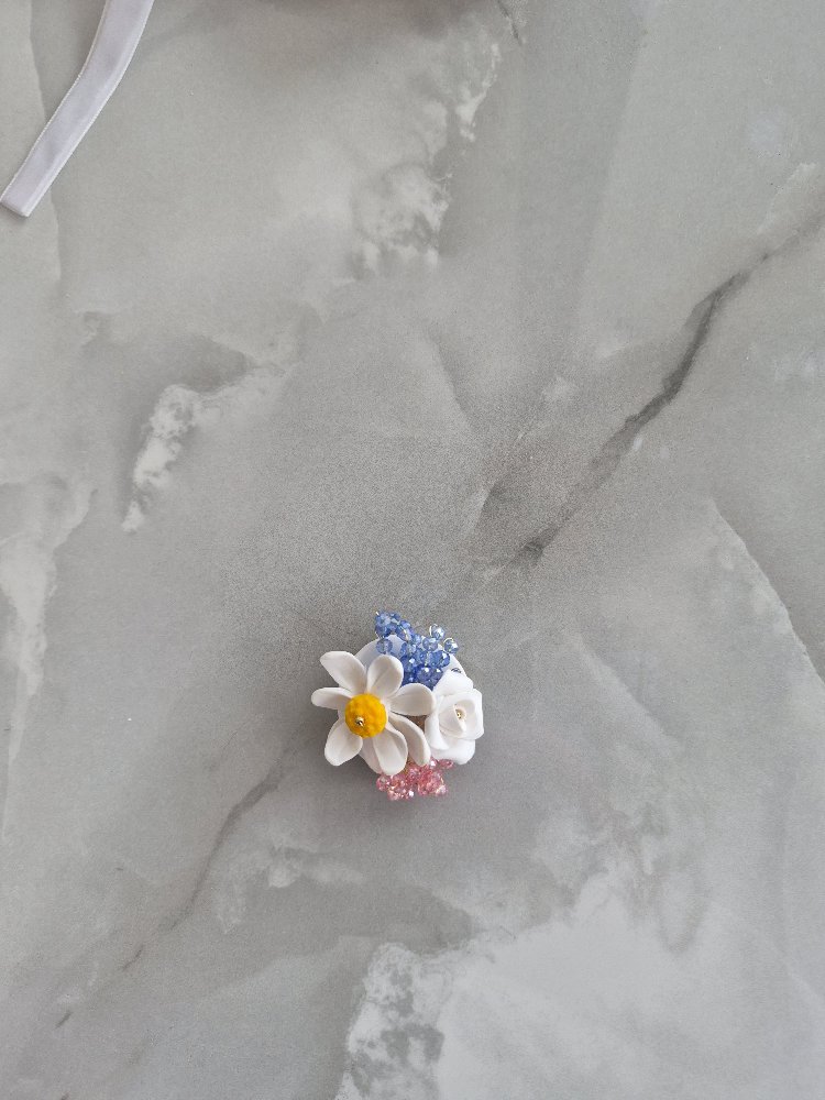 Papatya Erkek Bebek/ Baba Broş