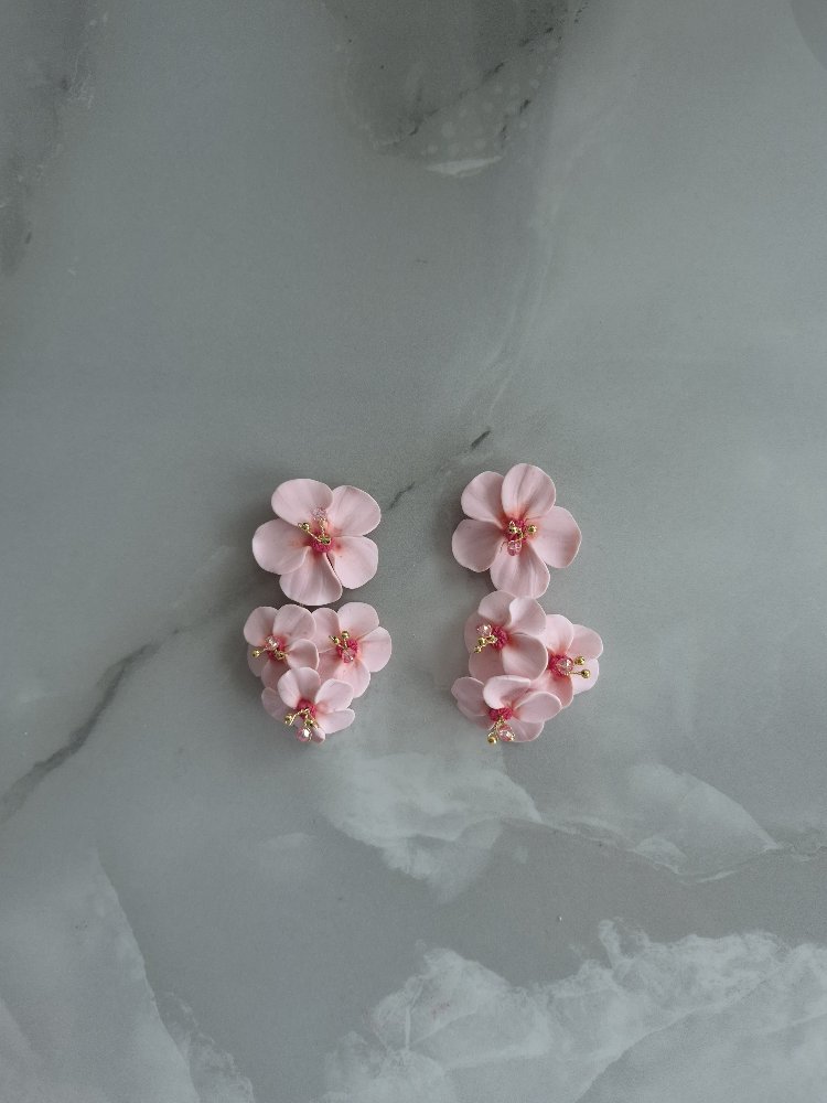 Sakura Küpe (ikili)