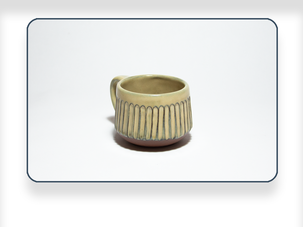 Stoneware Tranquil Kupa - Fluted