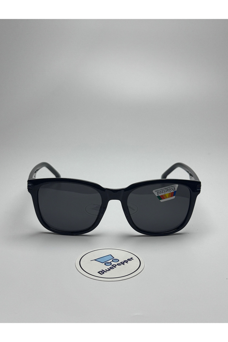 Serla Siyah Polarize Güneş Gözlüğü Wayfarer Model Siyah Cam Renkli