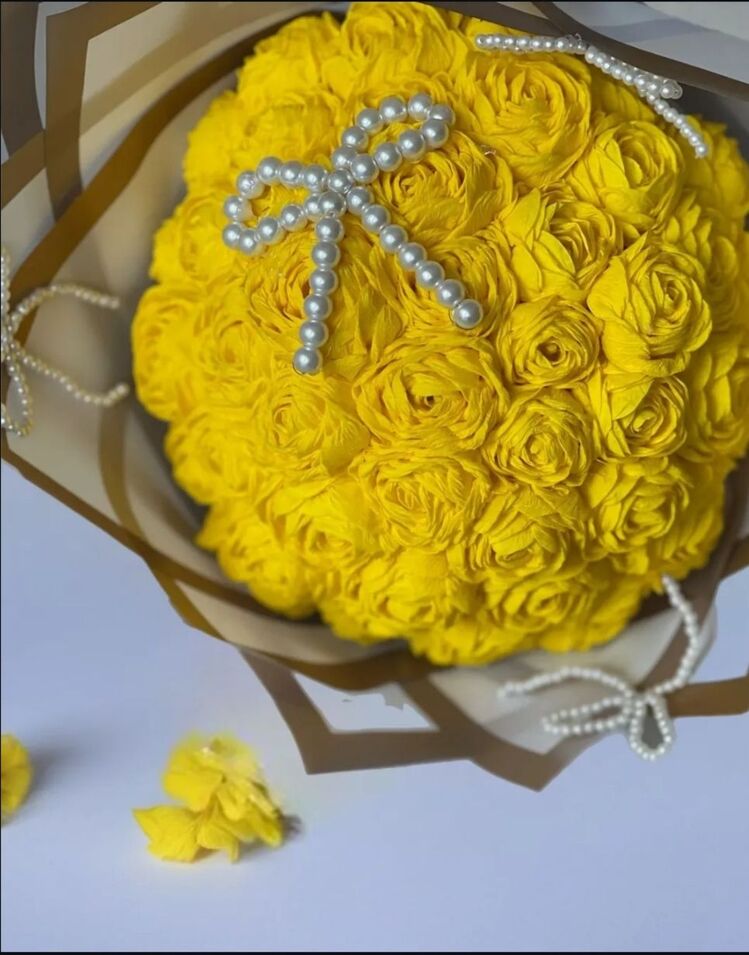 Sarı Gül Demeti