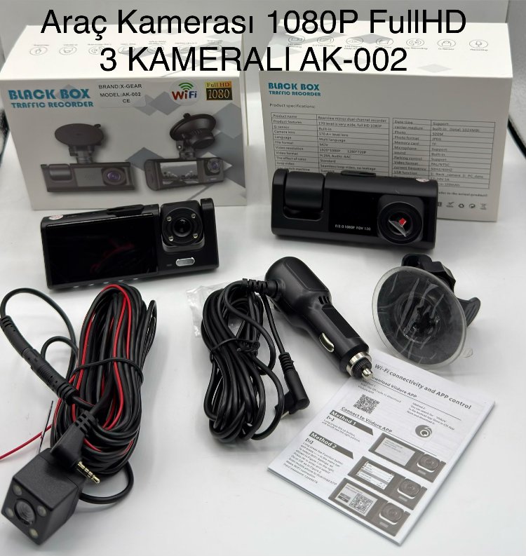 3 lu araç kamerası
