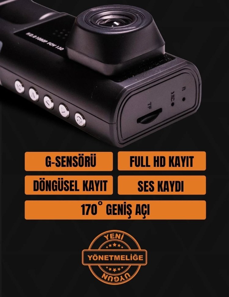 wifi destekli 3 kameralı araç kamera seti dip fiyat