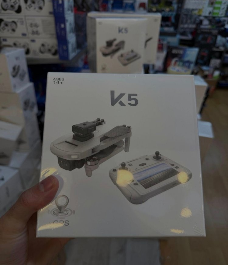 K5 Drone GPS Kumandalı Beyaz