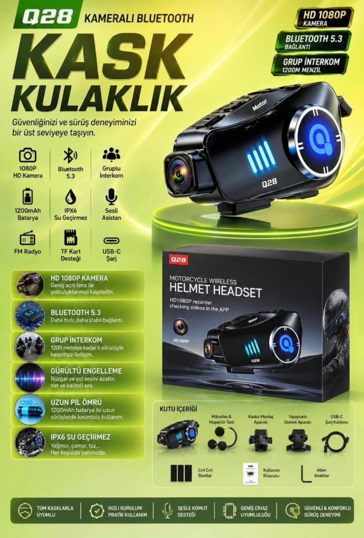 moto kuryelerin ve motorcular için 