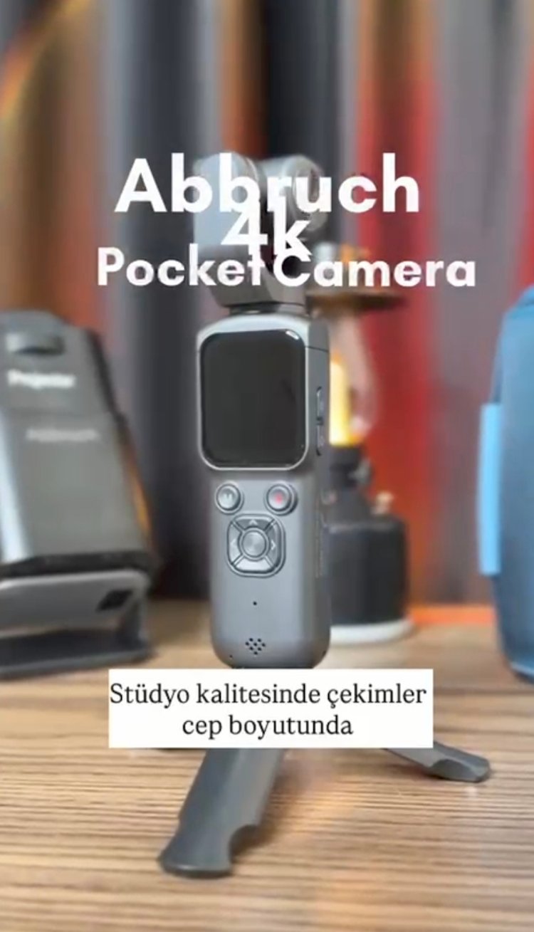 Yüz takipli Abbruch 4K Aksiyon Kamerası
