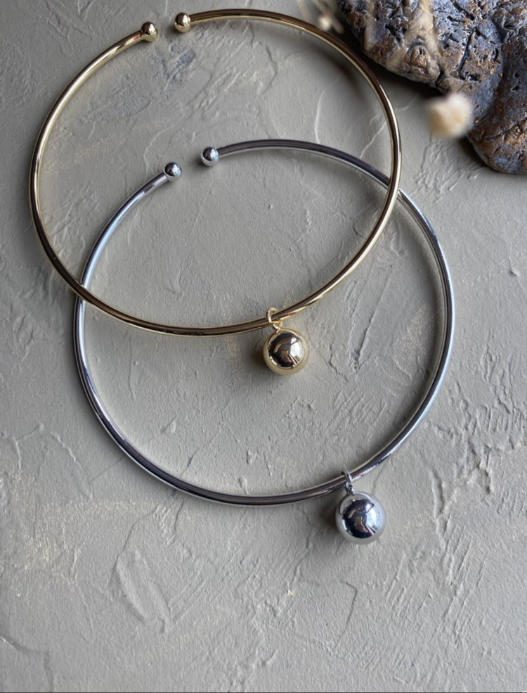 Gümüş Renk Çelik Choker Kolye