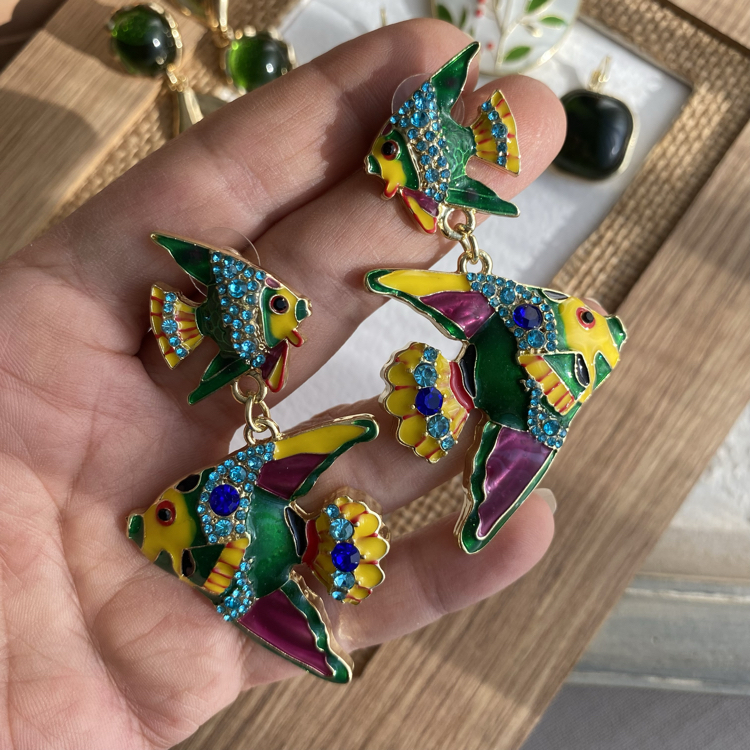 Hint Balığı Küpe