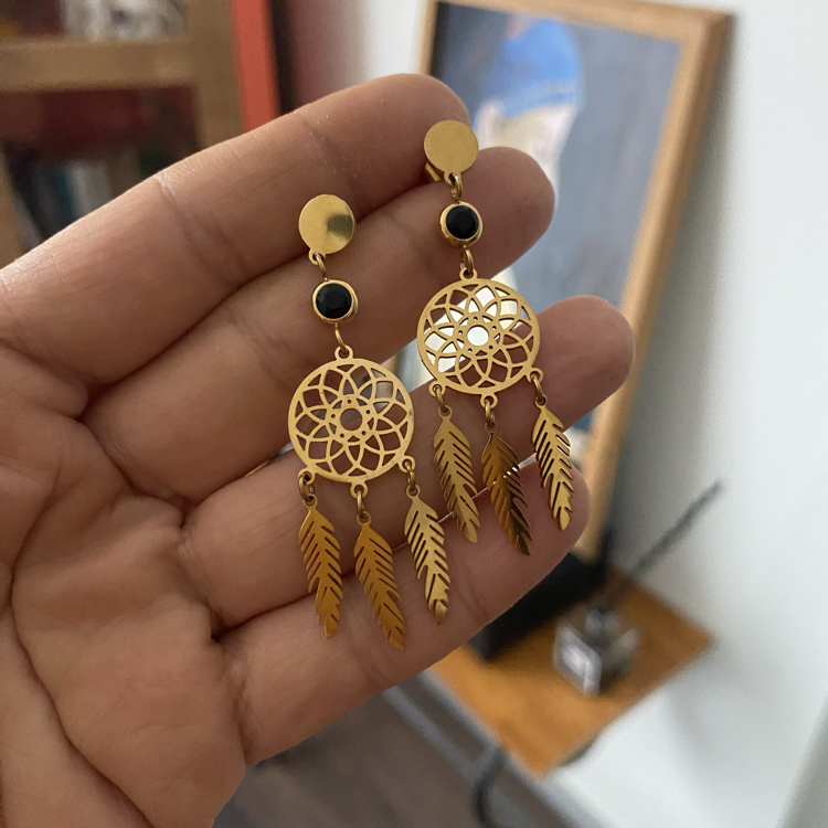 Düş Kapanı Çelik Küpe