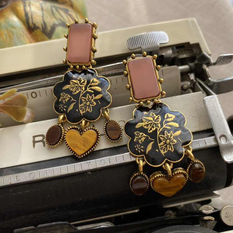 Romantik Vintage Vip Küpe