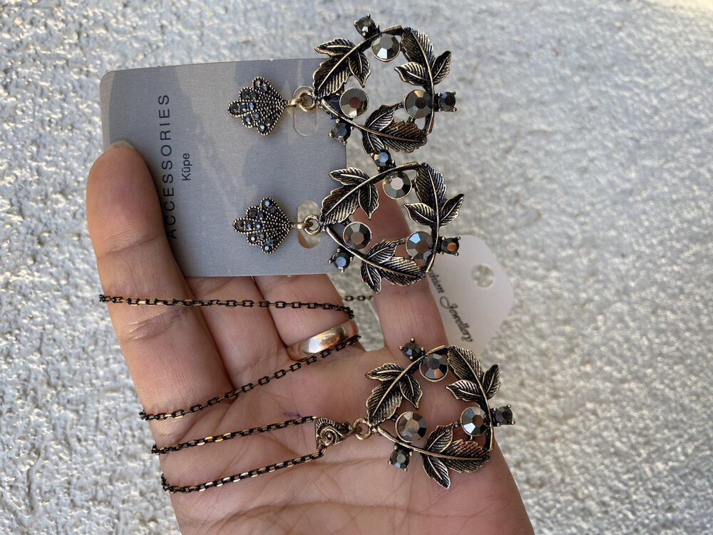 Sarmaşık Model Bronz Küpe