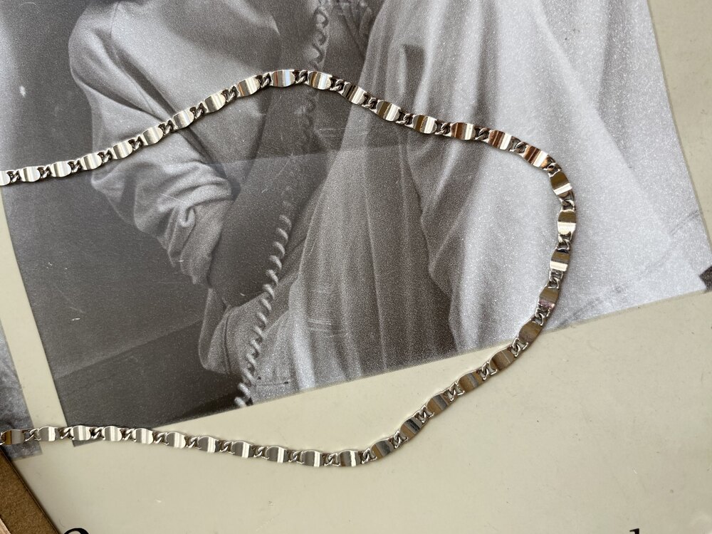 Xuping Çelik Parlak Zincir Kolye