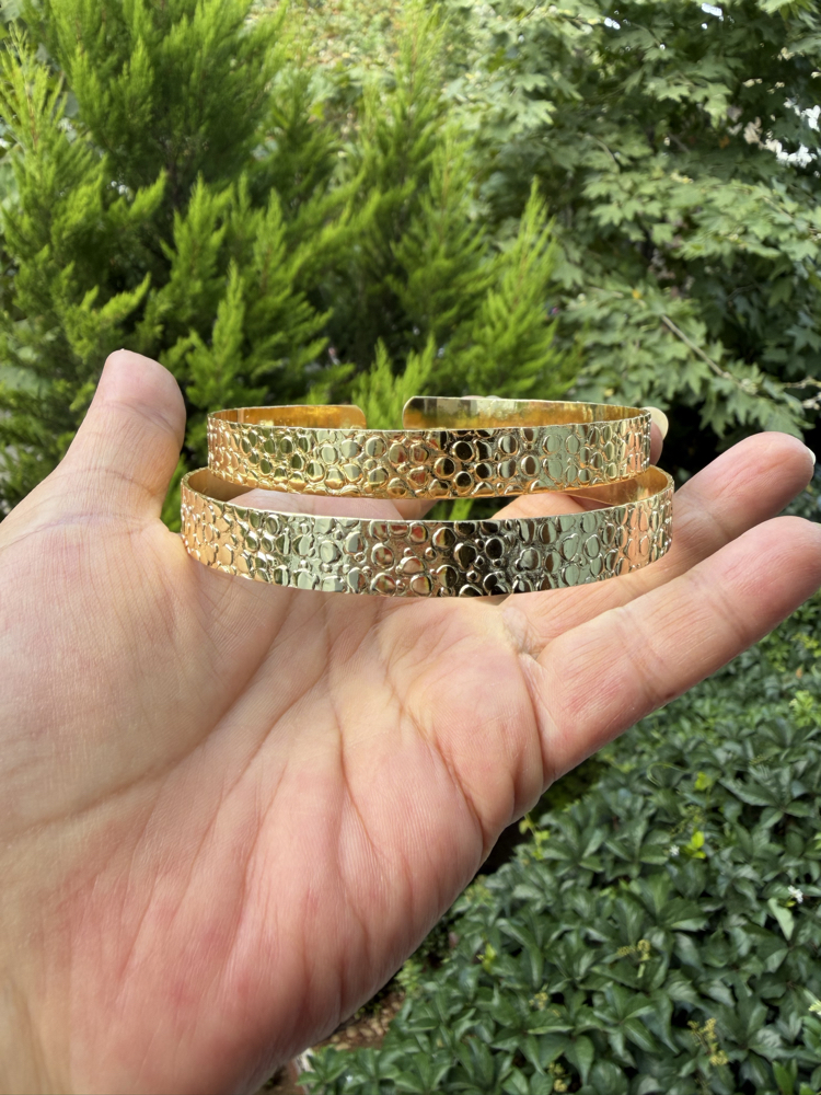 Dövme Dokulu Gold Pazubent