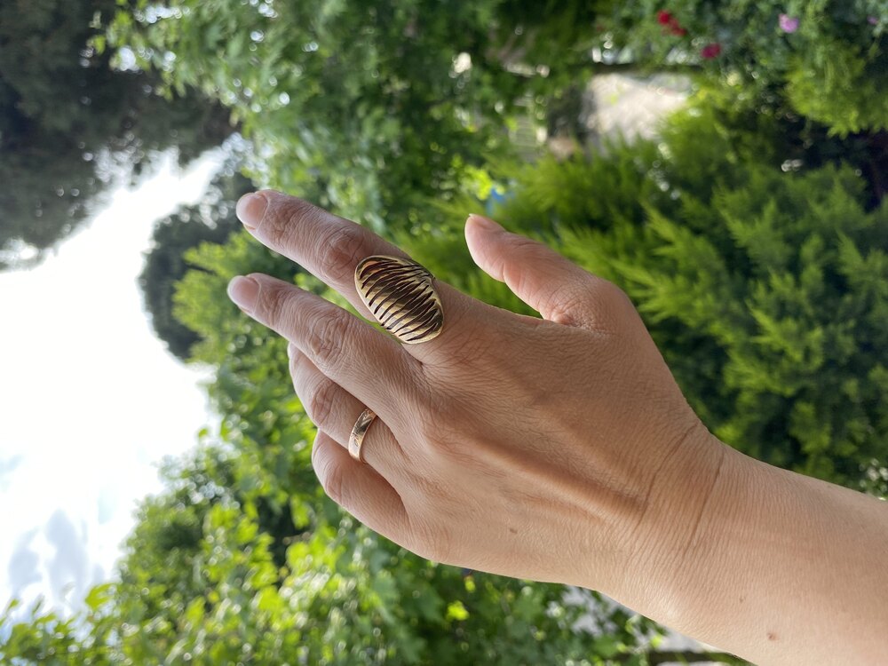 Ayarlanabilir Bronz Yüzük