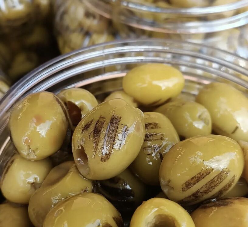 1 Kg İri Boy Yeşil Izgara Zeytin