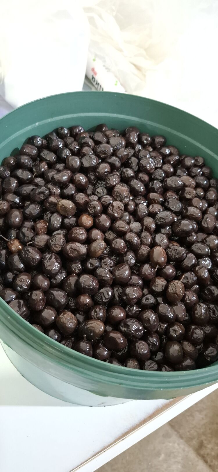 10 Kg Kova Gemlik Yağlı Sele Siyah Zeytin