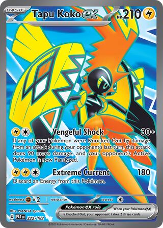 Tapu Koko ex 222 182