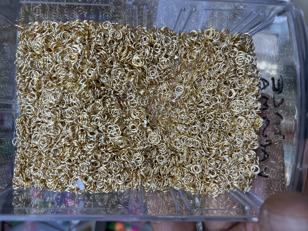 4 mm Gold kaplamalı halka 
