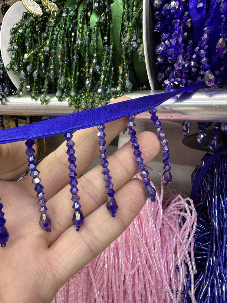 Saks mavi 5 cm Şaçak
