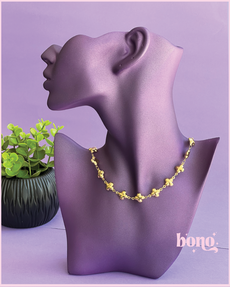 Sevgi Zinciri Kolyesi  | Gold Renk 