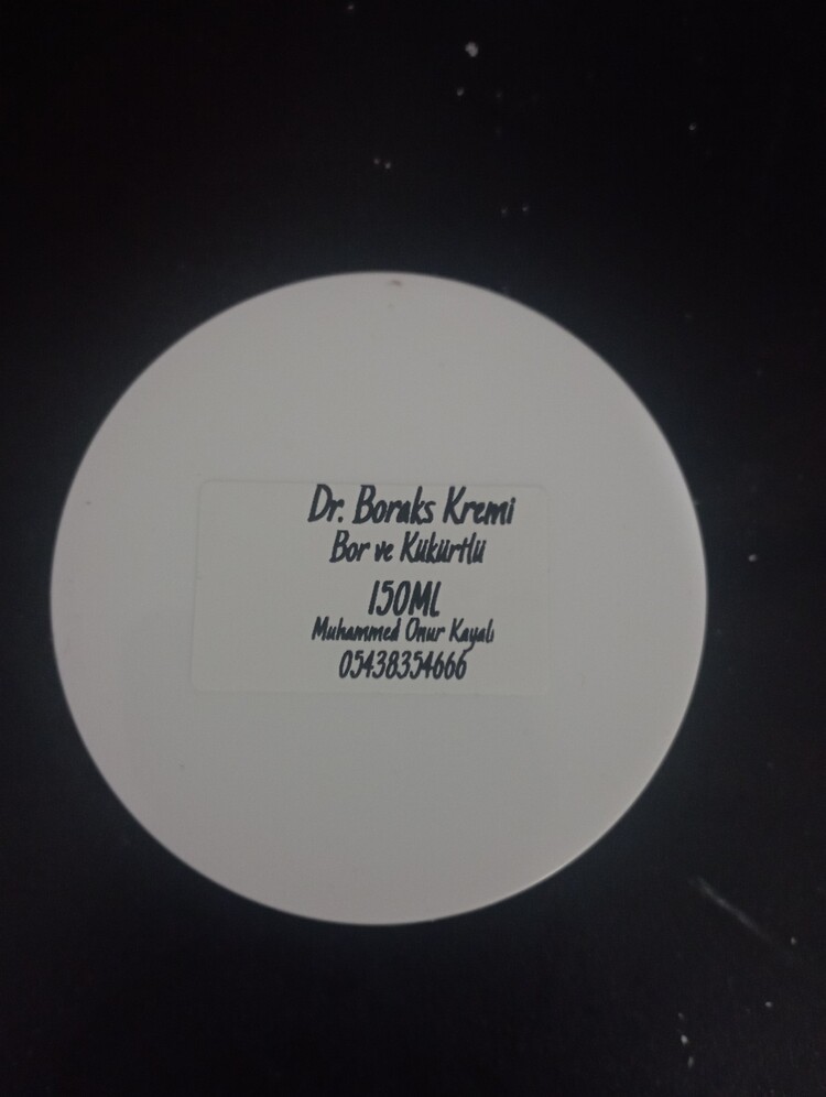 Dr. Boraks Bor ve Kükürt'lü Krem 150Ml.