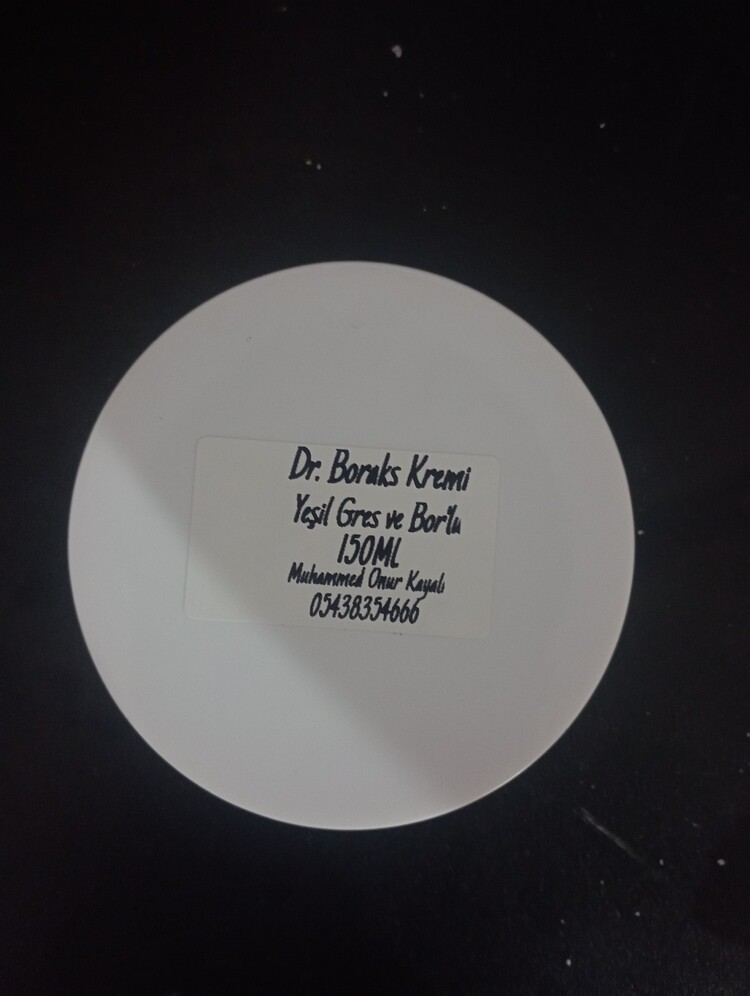 Dr. Boraks Yeşil Gres ve Bor'lu Krem 150Ml.