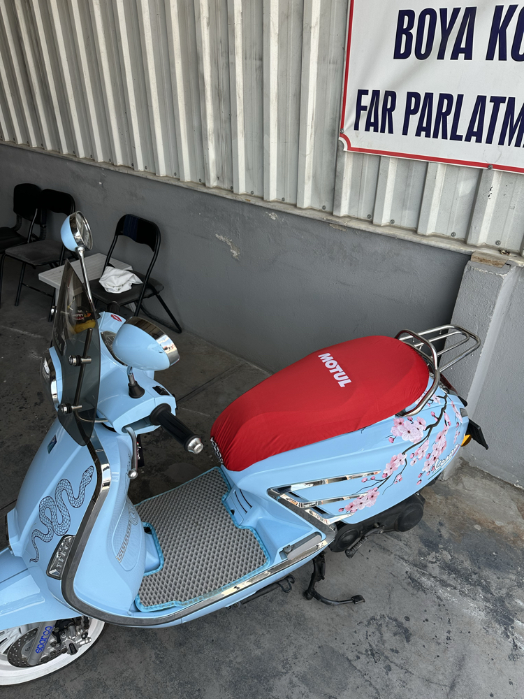 Motul motorsiklet koltuk kılıfı