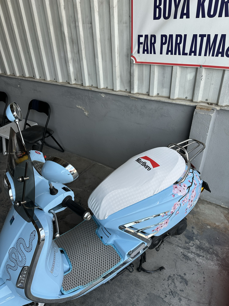Marl motorsiklet koltuk kılıfı
