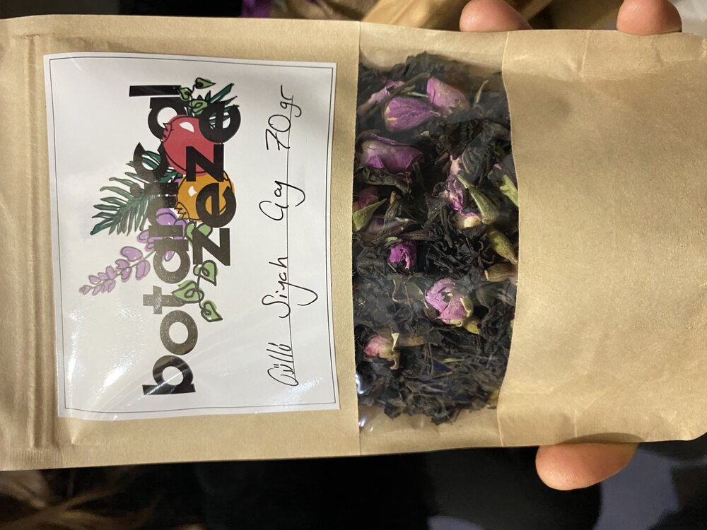 Taze Tomurcuk Güllü Siyah Çay 70 g