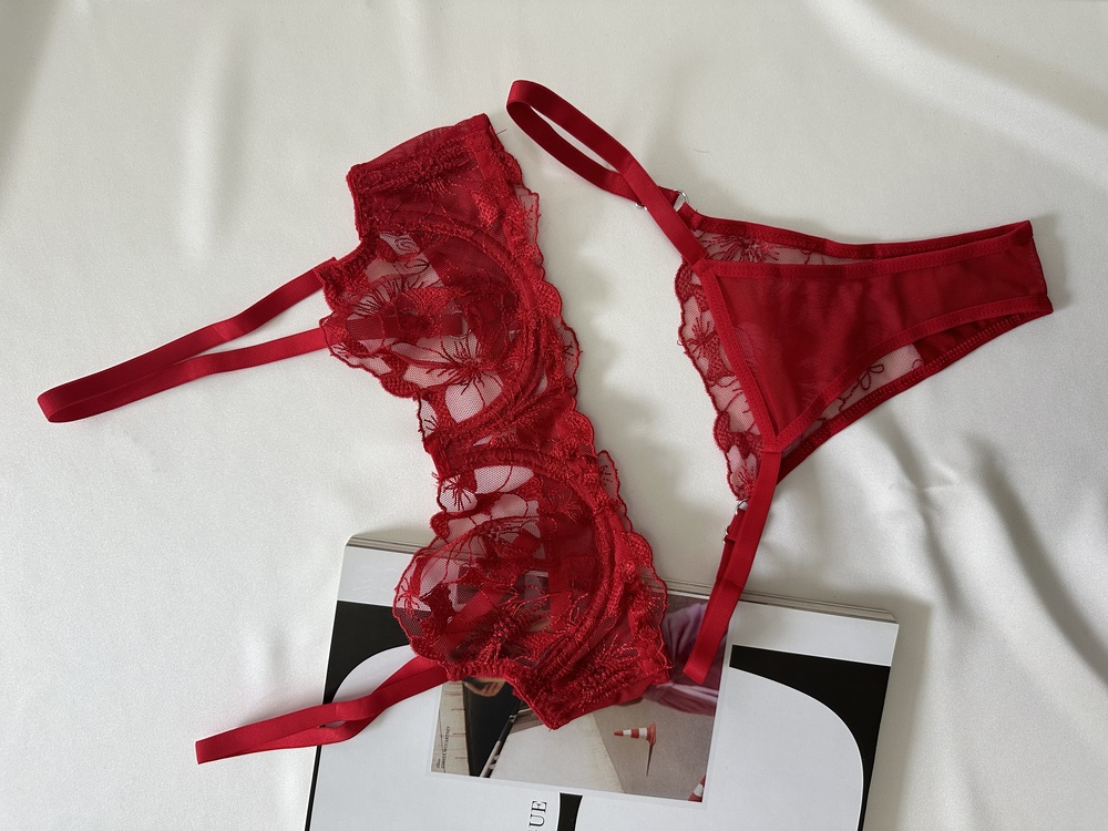 Red Rose Bralet Takımı 
