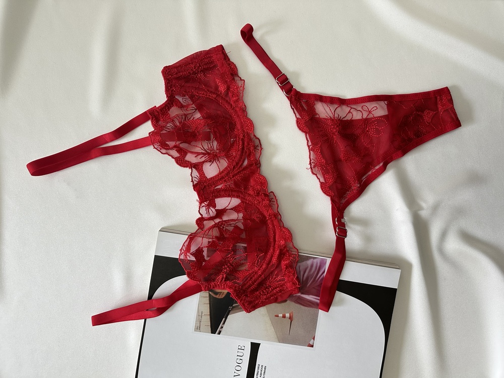Red Rose Bralet Takımı 